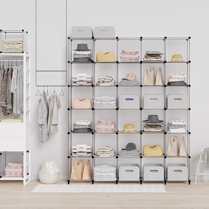HOMIDEC Closet Organizers and Storage, 9 Cube Storage Organizer, Portable