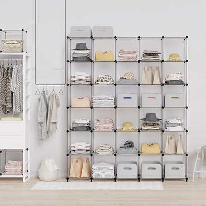 HOMIDEC Closet Organizers and Storage, 9 Cube Storage Organizer, Portable