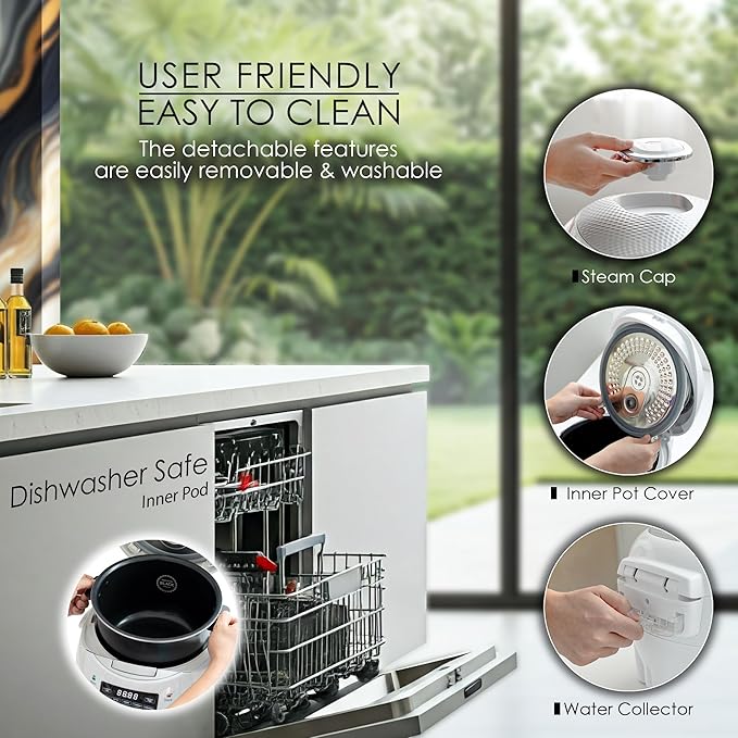 MAGiC COM multi-Functional Digital Rice Cooker 10 Cup Uncooked, 15-in-1