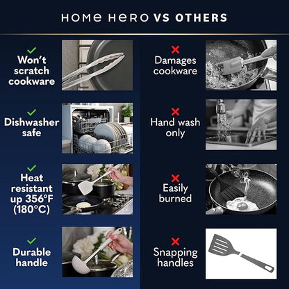 Home Hero Silicone Kitchen Utensils Set