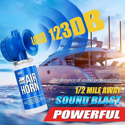 4pcs 1.4oz Boat Air Horn, Loud Mini Safety Horn Can, Sports Event Starting Horn, Mini Small Compressed Blow Fog Bear Air Horn, Celebrate Victory