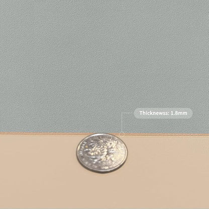 Dresser Protector - Can Be Used On Both Sides Waterproof and Easy to Clean Good Flatness Used for Dresser Table(Light Brown+Gray 10x48)