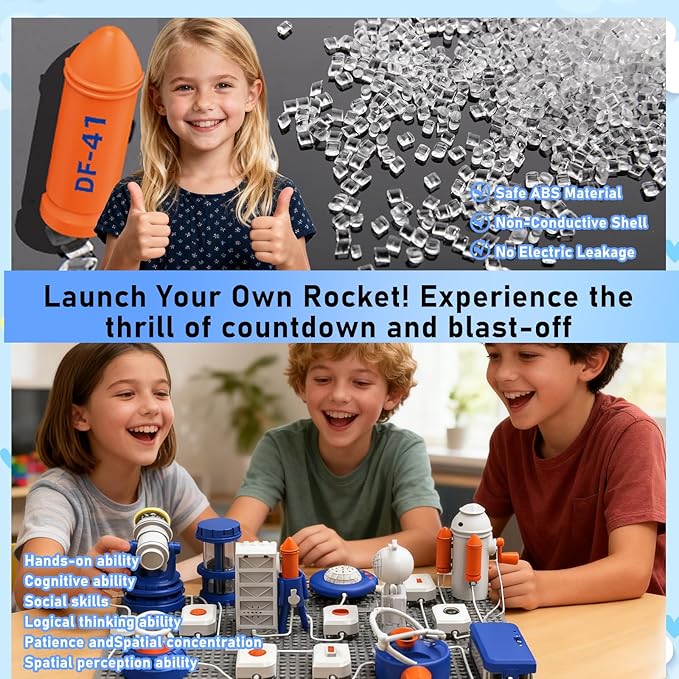 AI Science Kit for Kids 6-12 Years | STEM Robotics & Electronic Circuit Building Kit with 66 Pcs & 500+ Experiments | Voice Controlled Educational Engineering Toys for Boys & Girls