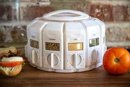KitchenArt Spice Rack, Select-A-Spice Auto-Measure Rotating Spice Rack