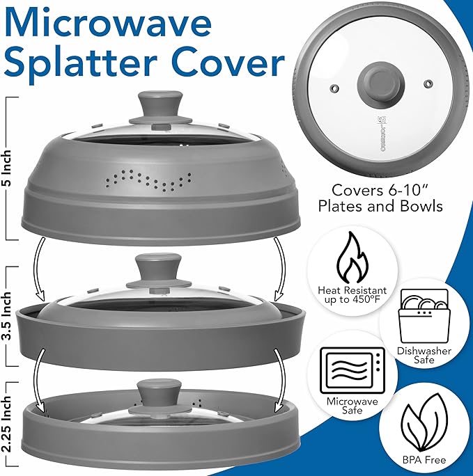 Microwave Splatter Cover for Food