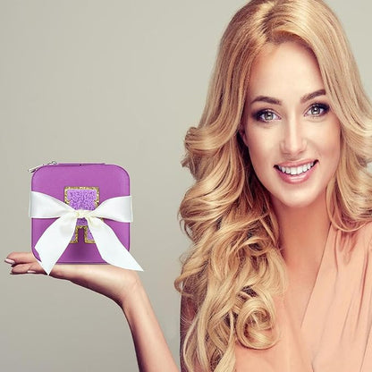 Parima Teen Girl Gifts: Trendy Stuff, Purple Jewelry Box | Travel Must Have | Birthday & Graduation Gifts - Letter B