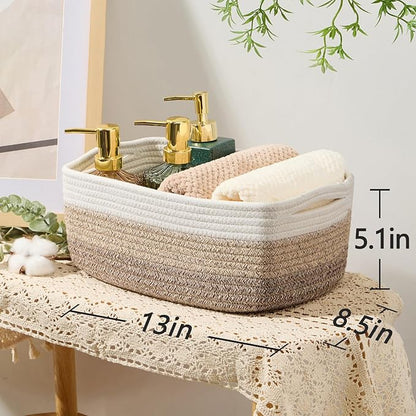 MiniArk Small Storage Baskets for Organizing | Closet Organizer Bins | Shelf