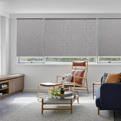 ZSTARR Motorized Smart Blind for Window, Automatic Blackout Roller Shade