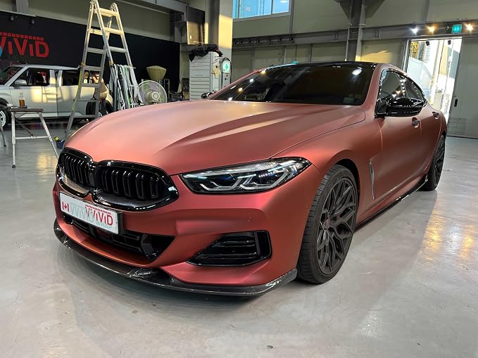 ColorFusion PPF by VViViD, Satin Stealth Chrome Red Dry Apply PPF Vinyl Car Wrap Roll 20ft x 5ft