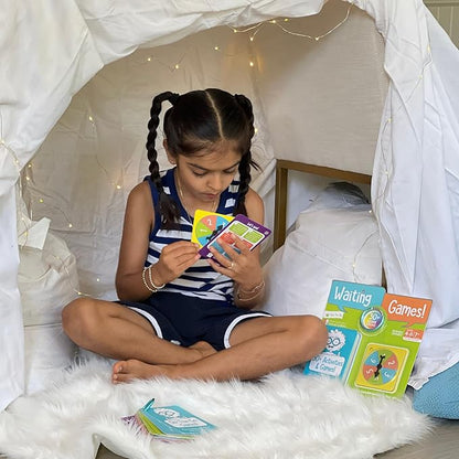 Open The Joy Waiting Games Grab n Go Pack - Endless Fun on The Go: Ultimate Screen-Free Entertainment for Kids - Ages 4+