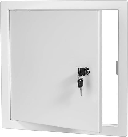 Premier 16x16 Universal Steel Flush Access Panel Door w/Keyed Cylinder Latch