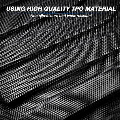 KUST Floor Mats for 2018-2022 Ford EcoSport Accessories, TPE Rubber All Weather Car Mats for EcoSport, Front Rear 2 Row Liners, High Edges, Non-Slip (US Model Only)