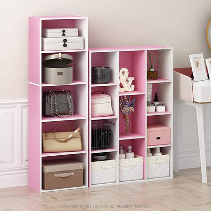 Furinno LUDER Book Shelf, 5-Tier Bookshelf, Bookcase
