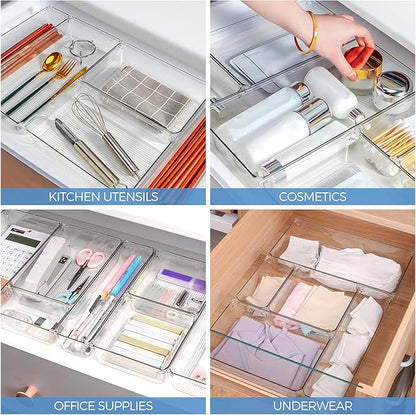 Ravinte 6 Pack Drawer Organizer