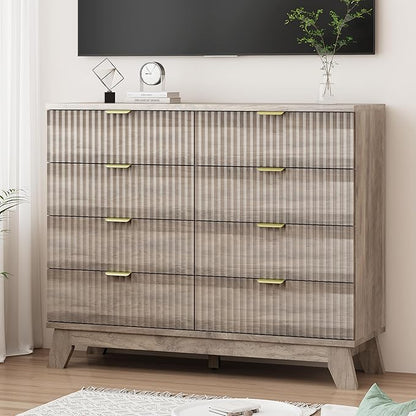 Fluted Dresser for Bedroom
