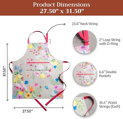 Maison d' Hermine 100% Cotton Apron
