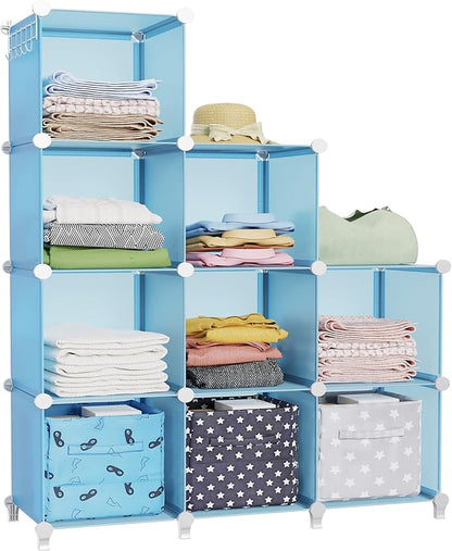 HOMIDEC Closet Organizers and Storage, 9 Cube Storage Organizer, Portable