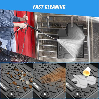 Nilight TPE Floor Mats for Honda Passport 2019 2020 2021 2022 2023 2024 2025 All Weather Custom Fit Heavy Duty Floor Liners