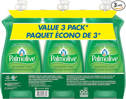 Palmolive Essential Clean Original Liquid Dish Soap - 28 Fluid Ounce (Triple Pack)