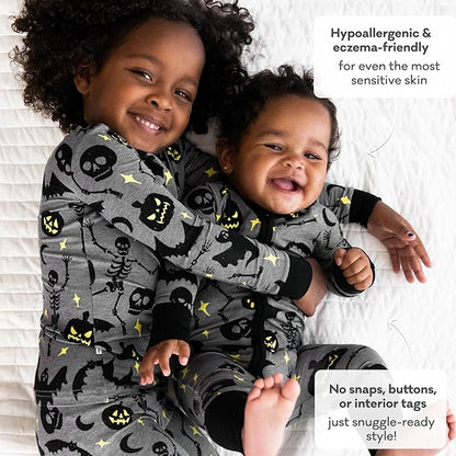 Little Sleepies Pajamas for Baby Boys & Girls, Viscose from Bamboo Baby Pajamas, Preemie & Newborn Sleepers, 2-Way Zipper PJs