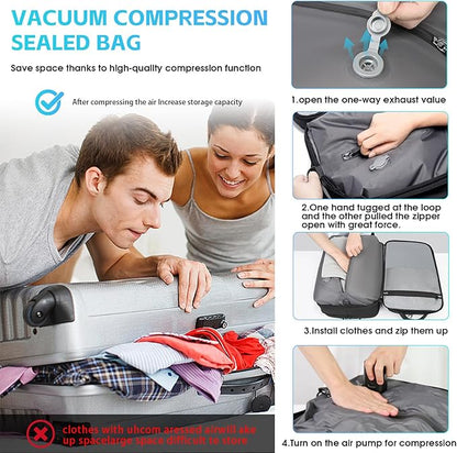 TANGCOLR Vacuum Travel Backpack