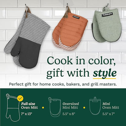 Cuisinart Heritage Kitchen Oven Mitts – Heat-Resistant Kitchen Mitts