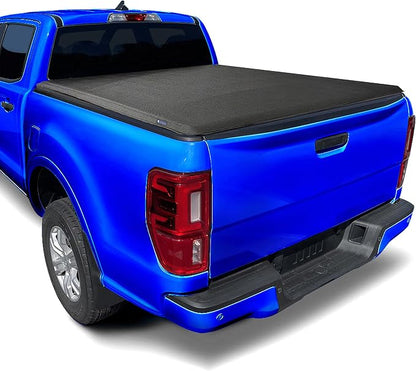 Tyger Auto T1X Soft Roll-Up in Fabric Truck Bed Tonneau Cover Compatible with 2019-2023 Ford Ranger | 6' (73") Bed | TG-BC1F9067X