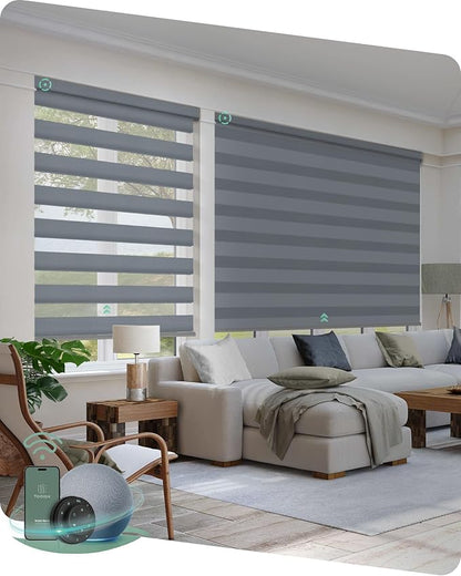 Yoolax Motorized Zebra Blinds Works