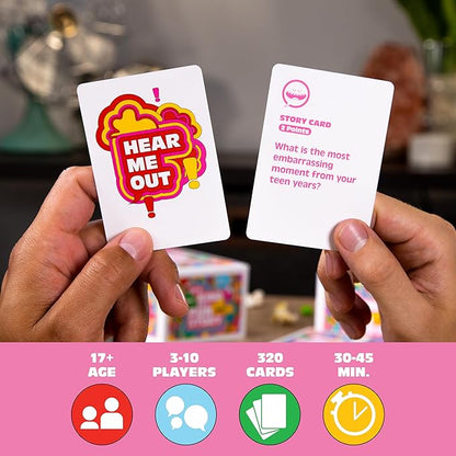 It’s Kind of a Fun Story – Adult Party Game & Storytelling Card Game with 320 Conversation Cards for Friends, Couples, Families, Game Nights, Bachelorette Parties, Pre-Games, and Happy Hours