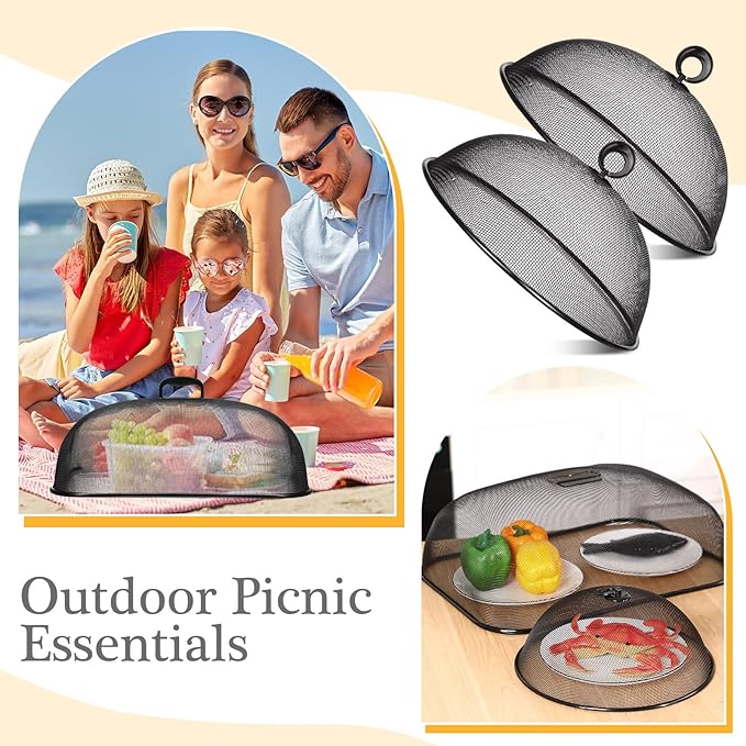 Hicarer Metal Mesh Screen Food Cover