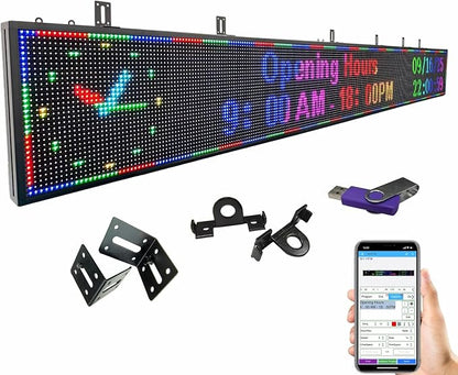 P10 Scrolling LED Sign Programmable Display Digital Bright Open Led Sign