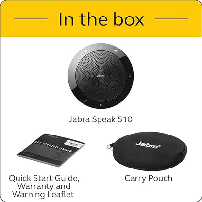Jabra Speak 510 UC Wireless Bluetooth Speakerphone – Outstanding Sound Quality