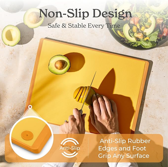 SMIRLY Plastic Cutting Board Set