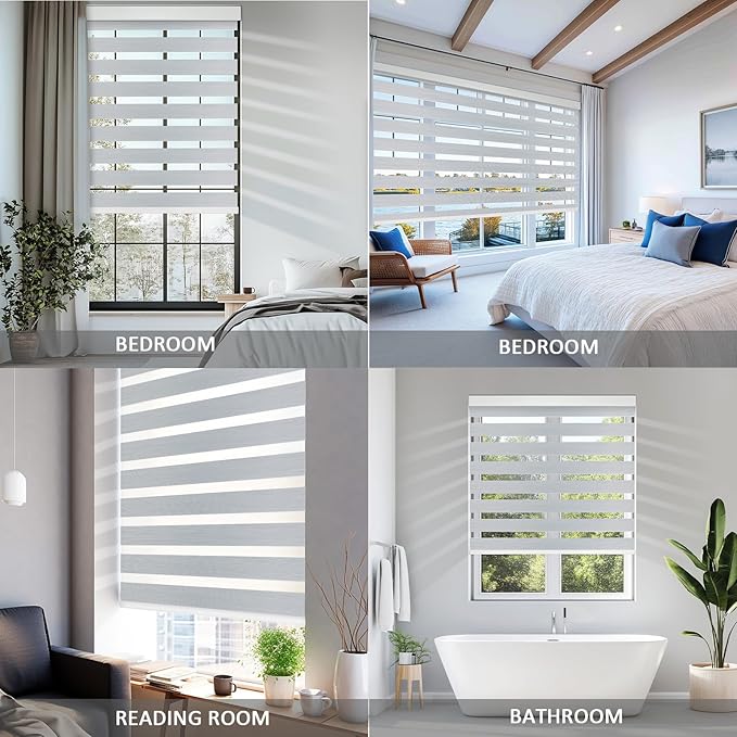 COOLWINDS Motorized Zebra Blinds