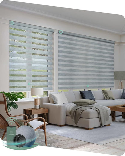 Yoolax Motorized Zebra Blinds Works
