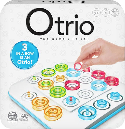 Spin Master Games, Otrio Strategy-Based Board Game, Classic Game, Advanced Tic Tac Toe STEM Activity, 2 Players, for Ages 8 & Up
