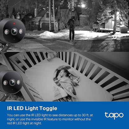 Tapo 2K+ Indoor/Outdoor Wired Security Camera