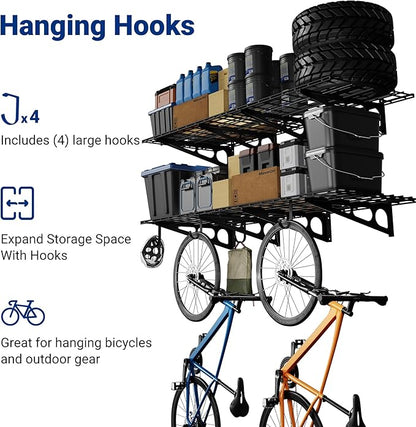 FLEXIMOUNTS 2-Pack 2x6ft Garage Shelving