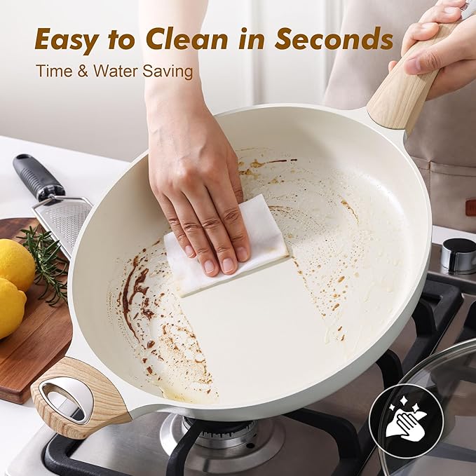 SENSARTE Ceramic Nonstick Frying Pan Skillet