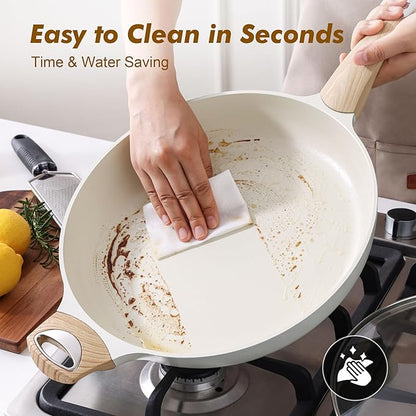 SENSARTE Ceramic Nonstick Frying Pan Skillet