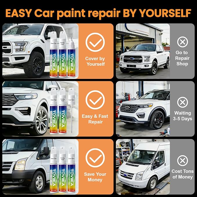 (089)Wind Chill Pearl Tricoat Touch Up Paint Compatible with TOYOTA,2-In-1 Car Scratch Remover Pen,Car Paint Scratch Repair Kit for Scratches,Chips & Nicks,3-PCS SET,Innovation Upgrade Version
