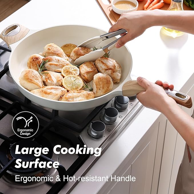SENSARTE Ceramic Nonstick Frying Pan Skillet