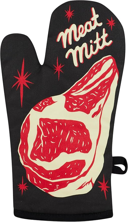 Blue Q Meat Mitt- Funny Oven Mitts