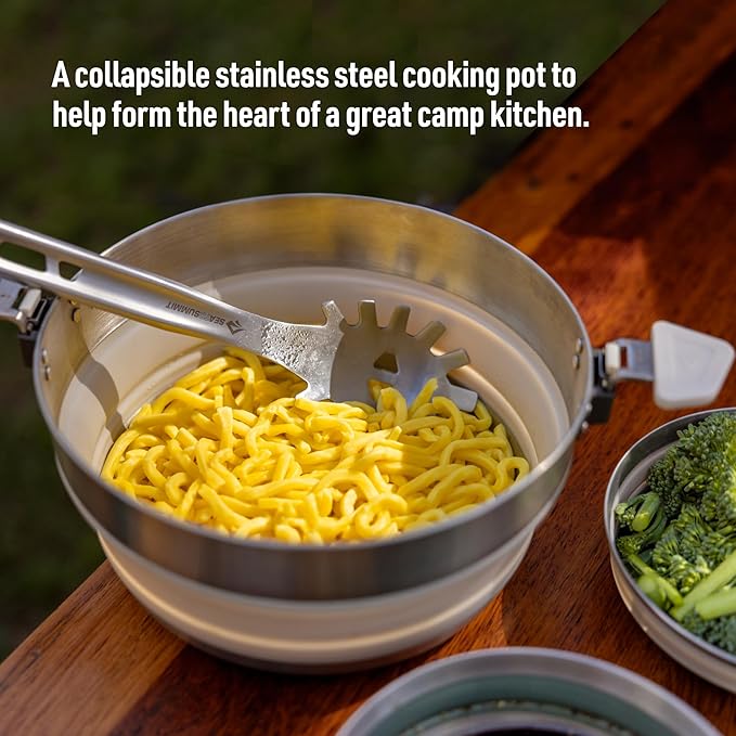 Sea to Summit Detour Stainless Steel Collapsible Pot