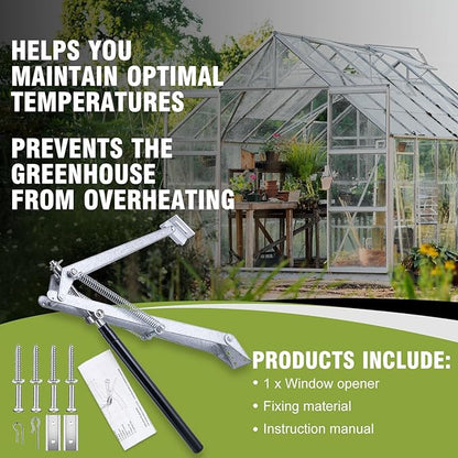 CHANGE MOORE Auto Vent Opener 1Pack Automatic Greenhouse Window Opener