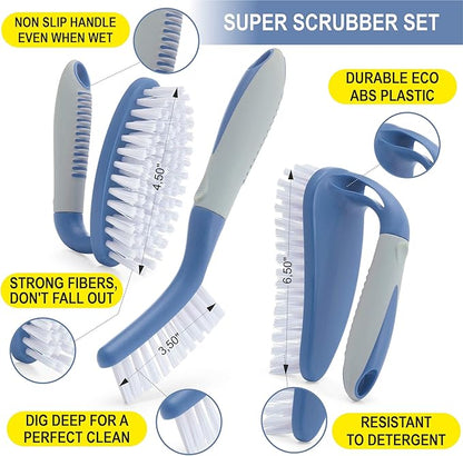 Scrub Brush Set of 3pcs