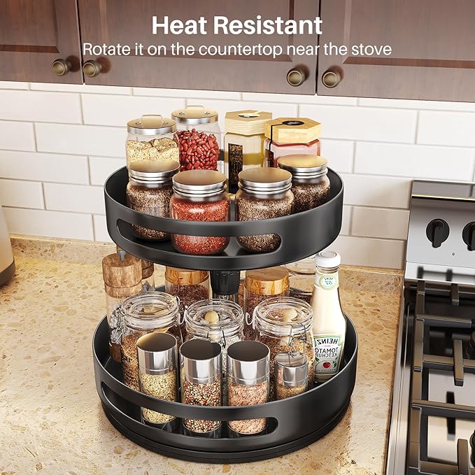 Lazy Susan Organizer Spice Rack