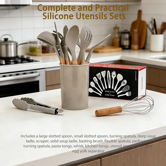 Silicone Cooking Utensils Set