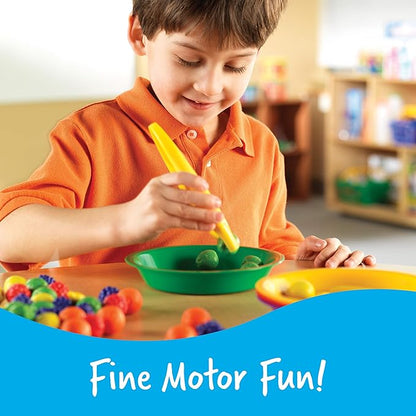 Learning Resources Jumbo Tweezers - Sensory Bin Tools , Water Table Toys, Montessori Grabber Tool, School and Teacher Supplies, Toddler Activities, Fine Motor, Daycare Essentials