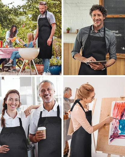 Foaincore 36 Pack Bib Aprons Bulk Plain Aprons
